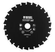 Диск для триммера c долотообразной формой зуба, 230 х 25,4 мм, 26 зубов// Denzel