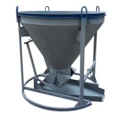 Бадья для бетона «Рюмка» 1,5 (БН-1,5) Pro, с лотком 600х1500 мм