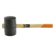 Киянка резиновая, 1130 г, черная резина, деревянная рукоятка Sparta