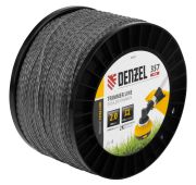 Леска для триммера двухкомпонентная витой квадрат, 2,0мм х 357м, на DIN катушке EXTRA CORD// Denzel