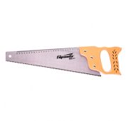 Ножовка по дереву, 400 мм, 7-8 TPI, каленый зуб, линейка, деревянная рукоятка Sparta