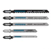 Набор полотен для электролобзика универсальный, 5 шт Gross