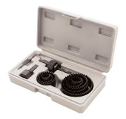 Набор кольцевых пил по дереву, 19-64 мм, 11 предметов Matrix