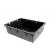 Ящик конусный 532х400х141 сплошной (черный)