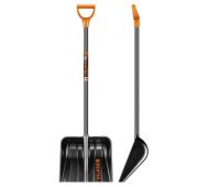 Лопата для уборки снега 410х410мм с дер.черенком FINLAND