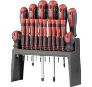 Набор отверток Fusion на подвесной полке 18 шт, CrV Matrix
