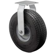 Колесо пневматическое 218 мм (площадка, неповоротн., мет. обод)