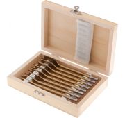 Набор сверл перовых по дереву, 10-12-14-16-18-20-22-25 мм, 8 шт, деревянный кейс Matrix