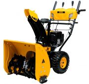 Бензиновая снегоуборочная машина SBM 610S PRO, 212 cc, электростартер, фара, обогрев Denzel