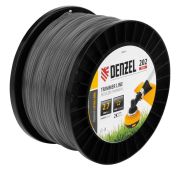 Леска для триммера двухкомпонентная звезда, 2,7мм х 202м, на DIN катушке EXTRA CORD// Denzel