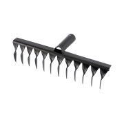 Грабли 12-зубные, 310 мм, без черенка, прямые//Россия