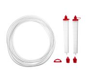 Гидроуровень,удлиненная колба, рельефная градуировка, 5м// Matrix