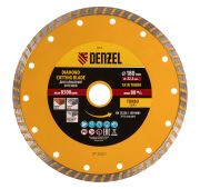 Диск алмазный, отрезной Turbo, 180 х 22.2 мм, сухая резка Denzel