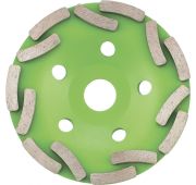 Чашка алмазная зачистная 125 мм, двухрядная Сибртех