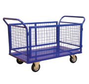 Тележка платформенная с сетчатыми бортами ТПЛБ 6 х 9 2Р (160 ч.р.)