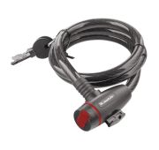 Замок тросовый универсальный с держателем, 12 * 1200 мм//MATRIX