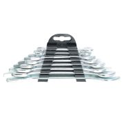 Набор ключей рожковых, 6 х 22 мм, 8 шт, хромированные Sparta