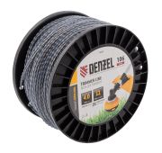 Леска для триммера двухкомпонентная витой квадрат, 4,0мм х 106м, на DIN катушке EXTRA CORD// Denzel