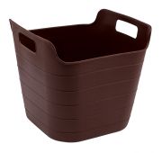 Ведро гибкое сверхпрочное, 26 л, коричневое, Сибртех
