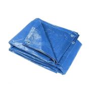 Тент универсальный 3 Х 5, защитный, синий, 3м * 5 м, 55г/м2