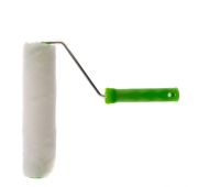 Валик «Искусственный мех» с ручкой, 250 мм,ворс 15 мм, D 48 мм, D ручки 6 мм, полиэстер Сибртех