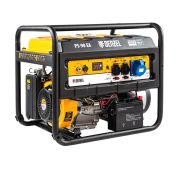 Генератор бензиновый PS-90EA, 9,0 кВт, 230В, 25л, коннектор автоматики, электростартер// Denzel