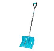 Лопата-скрепер для уборки снега,полипропилен, 460х320х1300 мм,алюминиевый черенок,ПВХ,LUXE// Palisad