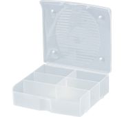 Блок для мелочей, 14 x 13 см, прозрачный матовый Сибртех