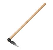 Кетмень, 175 х 265 х 900 мм, цельнокованый, деревянный лакированный черенок, Сибртех