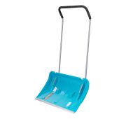 Скрепер для уборки снега, полипропилен, колеса, 750х445х1275 мм, рукоятка с ПВХ, LUXE// Palisad