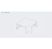 Кабель-канал акс. плоский угол L (белый) 16x16 4шт