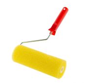 Валик «Структурный» поролоновый с ручкой, «гладкий», 230 мм, D 80 мм, D ручки 6 мм MTX