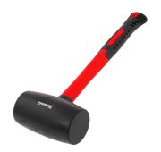 Киянка резиновая, 910 г, черная резина, фибергласовая рукоятка// Matrix