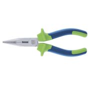 Длинногубцы прямые,160 мм, двухкомпонентные рукоятки// СИБРТЕХ