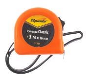 Рулетка Classic, 3 м х 16 мм, пластиковый корпус Sparta