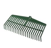 Грабли веерные пластиковые, 420 мм, 22 плоских зуба, без черенка, Россия Сибртех