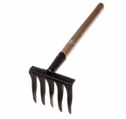 Грабли 5-зубьев с мет.черенком
