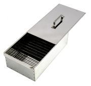 Коптильня двухъярусная 420 x 270 x 175 мм, нержавеющая сталь, 0.8 мм. с поддоном, Россия Camping Pal