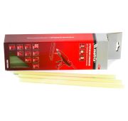 Белые клеевые стержни Sparta 930742, 11 х 300 мм, используются в качестве расходных материалов для к