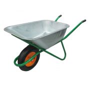 Тачка строительная TOR 113ZP одноколесная 
с пневмоколесом