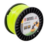 Леска для триммераквадрат, 2,4мм х 175м, на DIN катушке FLEX CORD// Denzel
