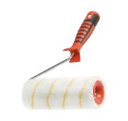 Валик для внутренних работ синтетический, с двухком.ручкой, 180 мм, ворс 12 мм, D 48 мм, D ручки 6 м