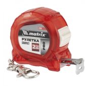 Рулетка Compact, 2 м x 16 мм, компактный размер, карабин-держатель, PRO Matrix