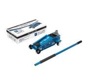 Домкрат гидравлический подкатной, 3 т, 120-450 мм, быстрый подъем, проф.// Stels