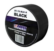 Лента герметизирующая хозяйственная черная (75 мм х 50 м) ABRO MASTERS