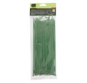 Хомуты, 250 x 3.6 мм, пластиковые, зеленые, 100 шт Сибртех