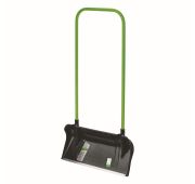 Скрепер для уборки снега, полипропилен,710х320х1325 мм, усиленная стальная рукоятка, BASE// Palisad