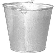 Ведро, 12 л, оцинкованное// Россия