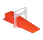 Комплект зажим + клин для системы выравнивания плитки СВП Ворота XL, 200/100 шт. в пакете// Matrix