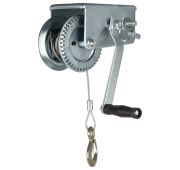 Лебедка шестеренчатая, тяга - 0,8 т. тросовая// MATRIX/ 522735
